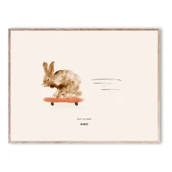 Paper Collective Rocky the Rabbit poster, 30x40 cm< Posters|Kinderkamer Interieuraccessoires