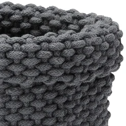 Etol Design Rope opbergmand, grafietgrijs< Opbergmanden