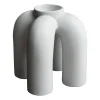 DBKD Rope Waxinelichthouder 14x14 cm, White< Kandelaars