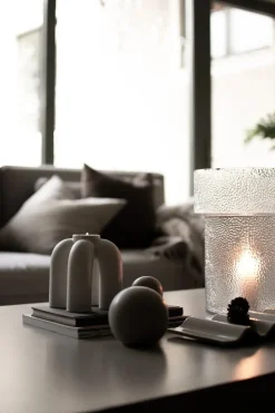 DBKD Rope Waxinelichthouder 14x14 cm, White< Kandelaars