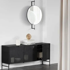 Kristina Dam Studio Rotating spiegel, beige< Wandspiegels