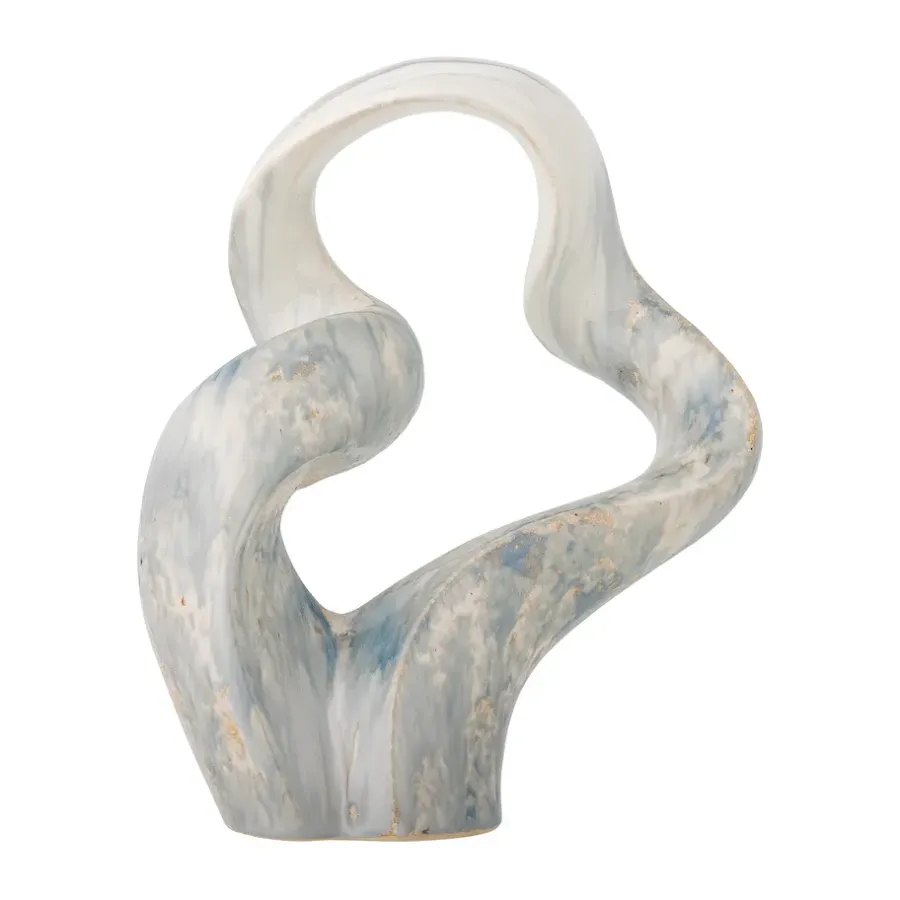 Bloomingville Rouyi decoratie 34,5 cm, Grey< Sculpturen & Porseleinen Beelden