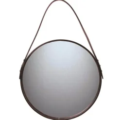 Ørskov spiegel bruin, Ø 40 cm.< Ronde Spiegels|Wandspiegels