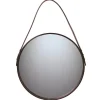 Ørskov spiegel bruin, Ø 50 cm.< Wandspiegels|Ronde Spiegels