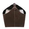 Ørskov tijdschriftenmand suede, bruin< Tijdschriftenrekken