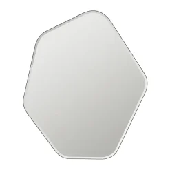 Broste Copenhagen Ruby wandspiegel 60x50 cm, Clear-black< Wandspiegels