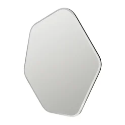 Broste Copenhagen Ruby wandspiegel 60x50 cm, Clear-black< Wandspiegels