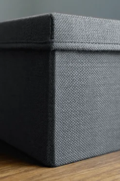 Rug Solid organizer 30x30x30 cm, Grey< Dozen & Boxen