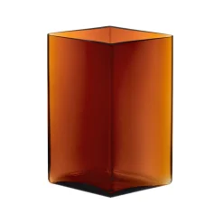 Iittala Ruutu vaaas 20,5 x 27 cm, koper< Vazen