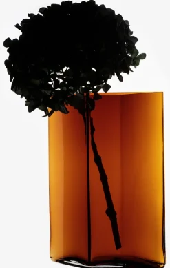 Iittala Ruutu vaaas 20,5 x 27 cm, koper< Vazen