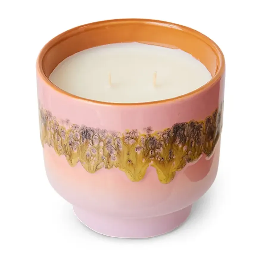 HKliving 70's geurkaars 50 u, Miami< Geurkaarsen & Aroma Diffusers