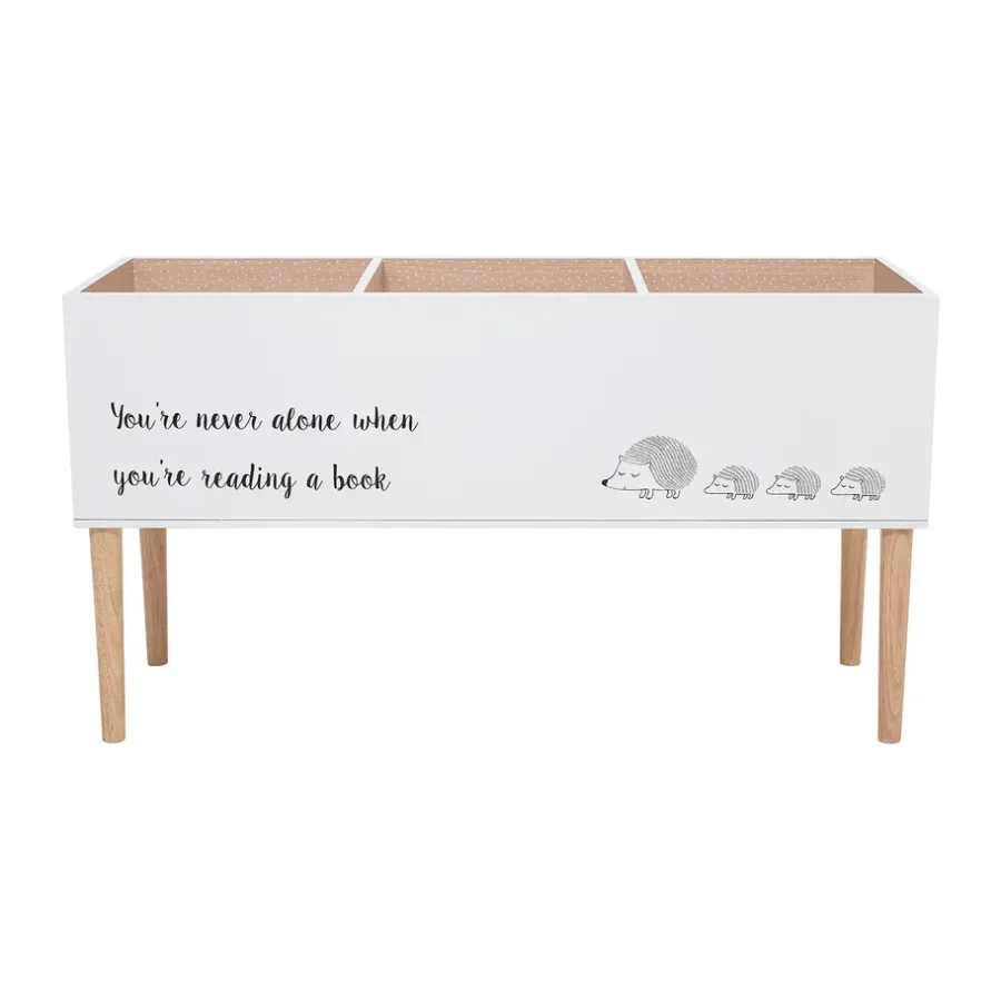 Bloomingville Salaam boekenbox 50x90 cm, Wit< Opbergoplossingen Voor De Kinderkamer