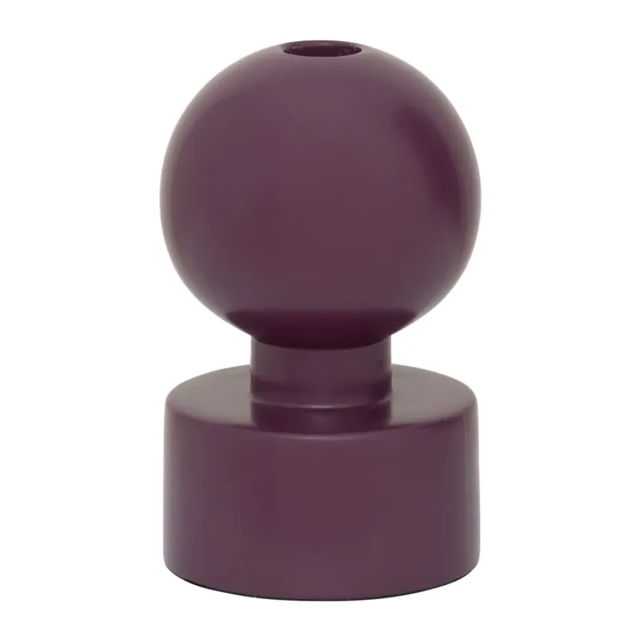 URBAN NATURE CULTURE Saldo A kandelaar 15 cm, Purple< Kaarsenhouders & Kaarsenborden