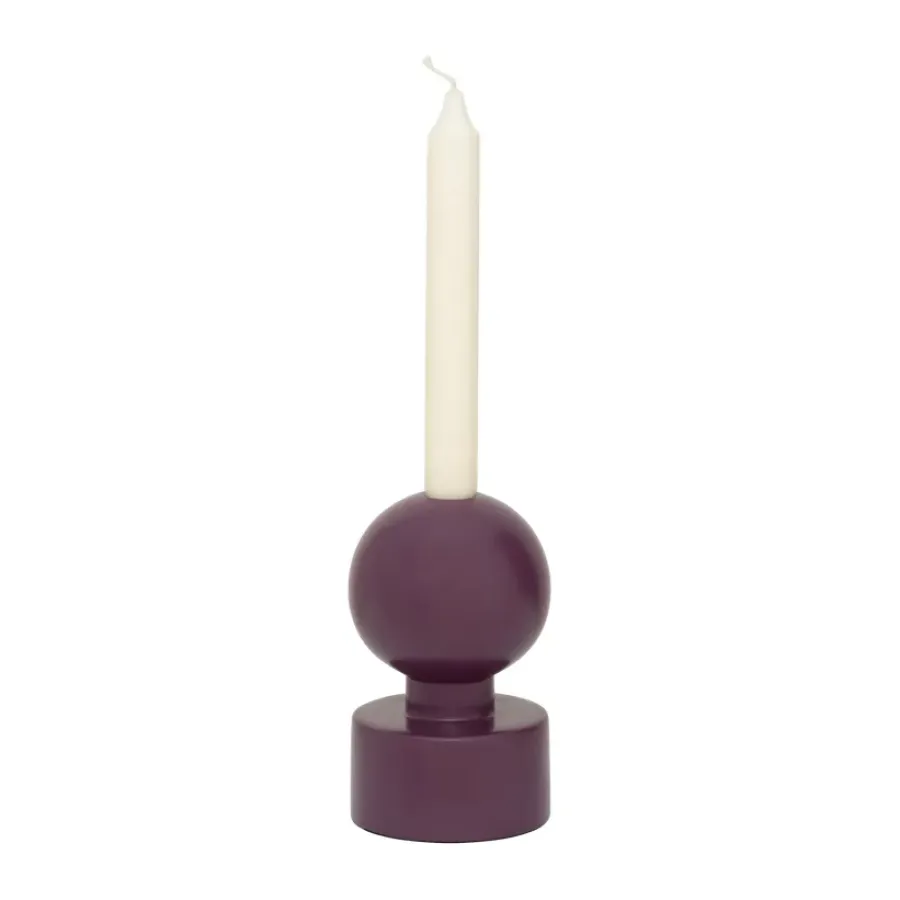 URBAN NATURE CULTURE Saldo A kandelaar 15 cm, Purple< Kaarsenhouders & Kaarsenborden