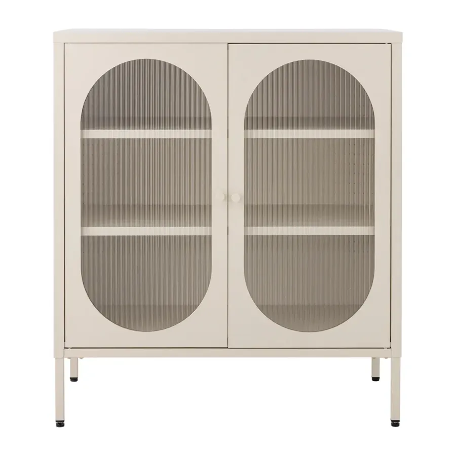 Bloomingville Salvo kast 80x40x90 cm, Nature, metall< Kasten & Vitrines
