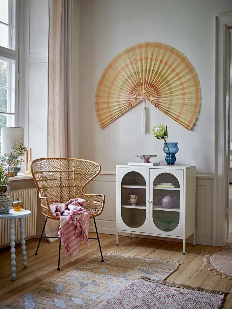 Bloomingville Salvo kast 80x40x90 cm, Nature, metall< Kasten & Vitrines
