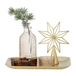 Bloomingville Sanga dienblad met decoratieobjecten, 6-delig, Goud< Decoratieve Accessoires|Kerstdecoraties