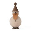 OYOY Santa Claus houten figuur, Beukenhout-eikenhout-leer< Kerstdecoraties|Houten Beelden