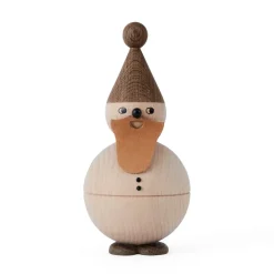OYOY Santa Claus houten figuur, Beukenhout-eikenhout-leer< Kerstdecoraties|Houten Beelden