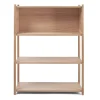 Gejst Sceene bookcase B, Licht eikenhout< Planken & Planksystemen