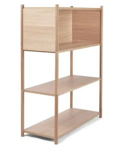 Gejst Sceene bookcase B, Licht eikenhout< Planken & Planksystemen