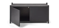 Gejst Sceene bookcase G, Zwartgebeitst eikenhout< Tv- & Mediameubels|Ladekasten & Dressoirs