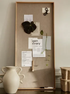 Ferm Living Scenery prikbord 45x100 cm, Natural Oak< Kinderkamer Interieuraccessoires|Kinderkamer Interieuraccessoires