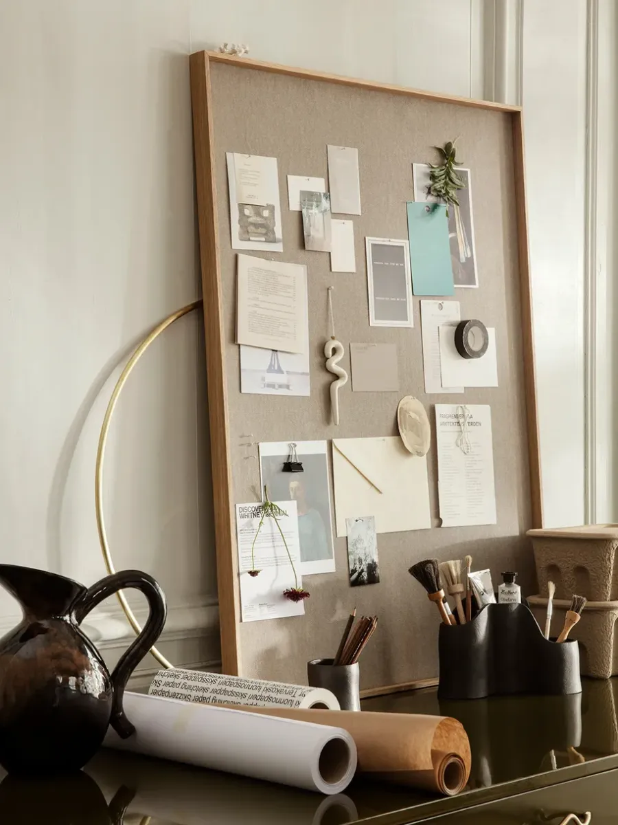 Ferm Living Scenery prikbord 75x100 cm, Natural Oak< Prikborden|Kinderkamer Interieuraccessoires