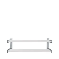 Scherlin Schoenenrek 5, wit, wand, 2 niveaus< Schoenenrekken