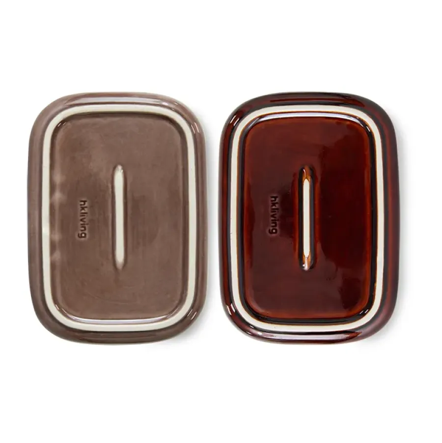 HKliving 70's dienblad klein 2-pack, Mojave< Decoratieve Accessoires|Decoratieve Dienbladen