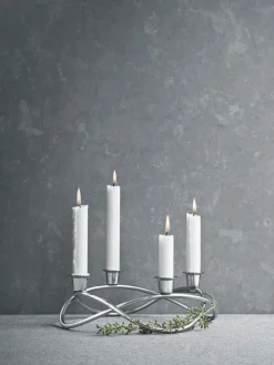 Georg Jensen Season kandelaar Ø26 cm, glanzend< Adventskandelaars & -Kaarsen
