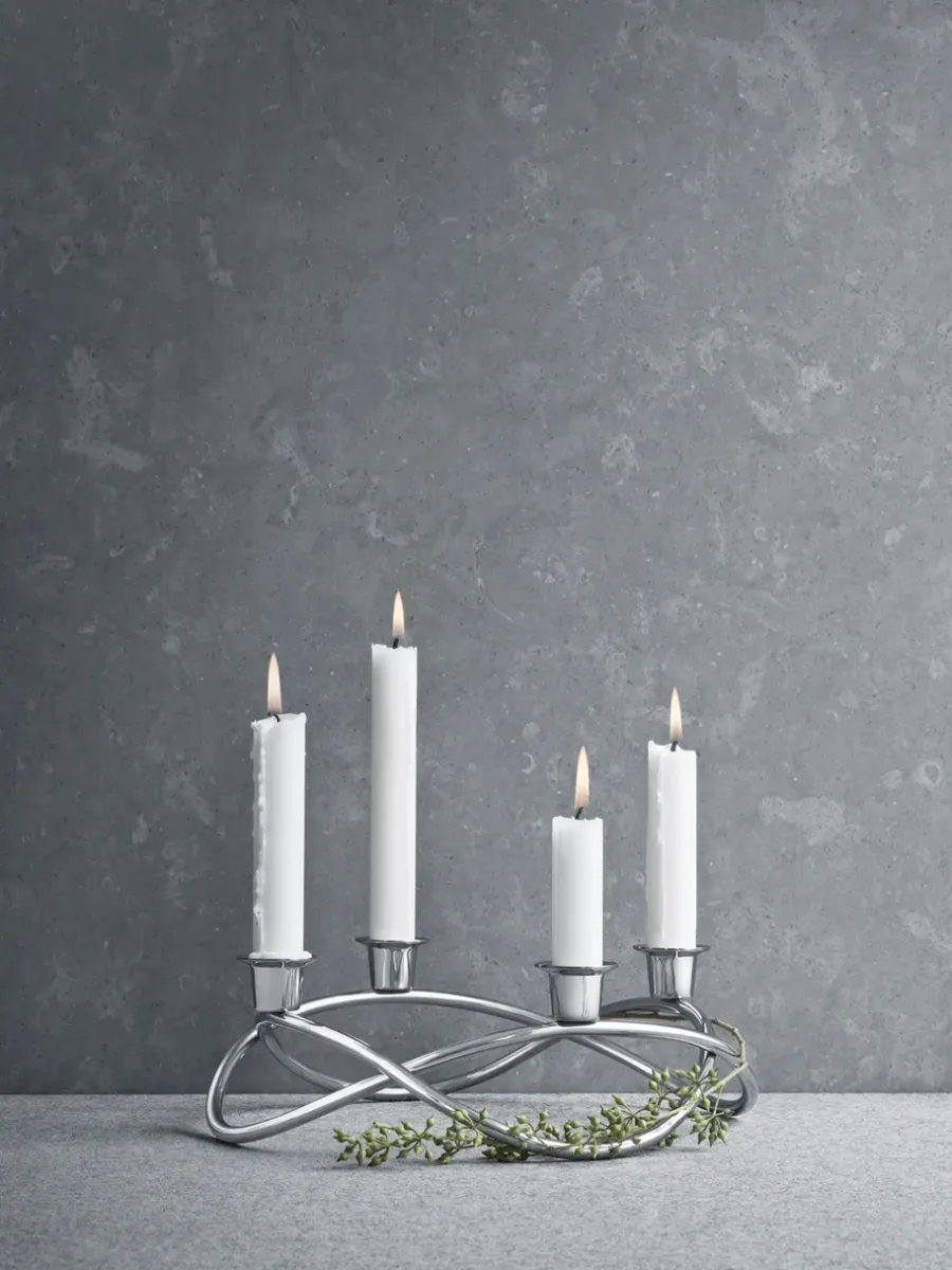 Georg Jensen Season kandelaar Ø26 cm, glanzend< Adventskandelaars & -Kaarsen