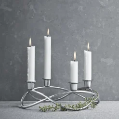 Georg Jensen Season kandelaar Ø26 cm, glanzend< Adventskandelaars & -Kaarsen