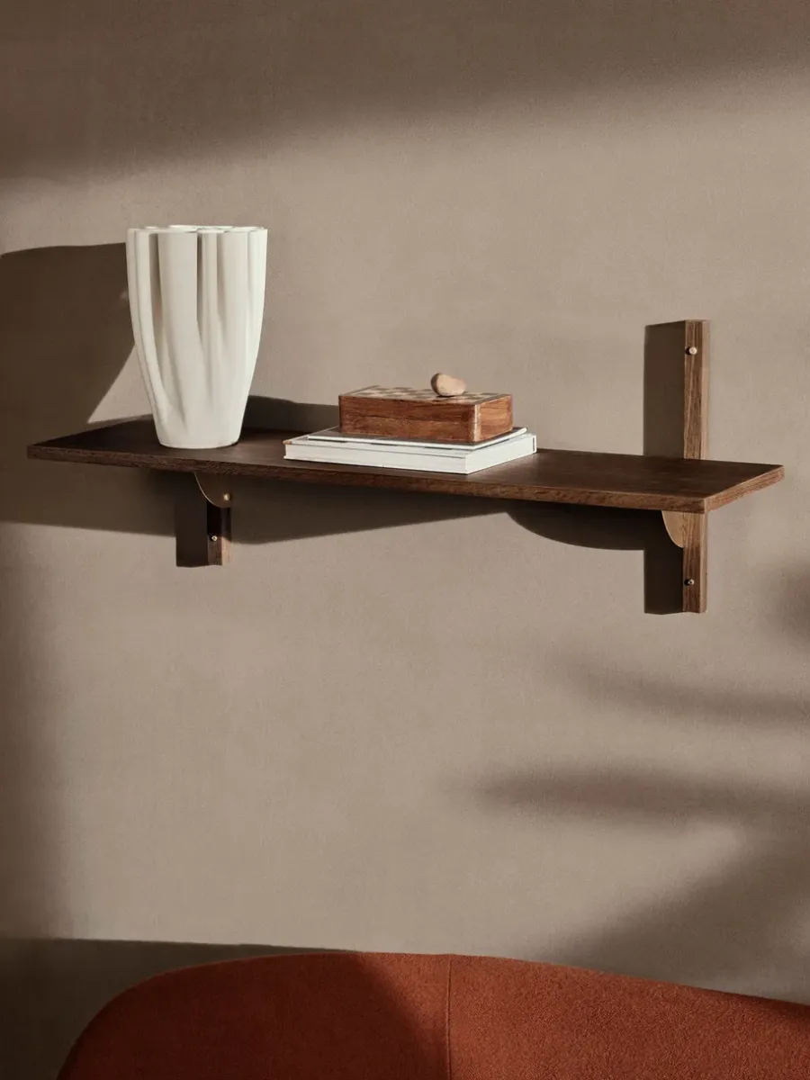 Ferm Living Sector plank L/S, Smoked Oak, brass< Planken & Planksystemen