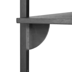 Ferm Living Sector plank L/S, Zwart essen-zwart< Planken & Planksystemen