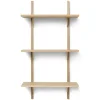 Ferm Living Sector plank S/L, Eiken-messing< Planken & Planksystemen