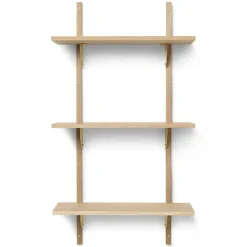 Ferm Living Sector plank S/L, Eiken-messing< Planken & Planksystemen
