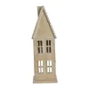 Lene Bjerre Seholia decoratiehuisje 28 cm, Antique Light gold< Kerstdecoraties