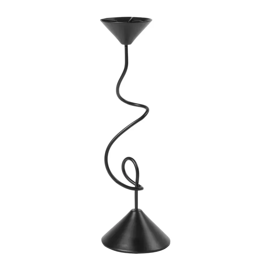 Broste Copenhagen Selma kandelaar 26,5 cm, Black< Kaarsenhouders & Kaarsenborden