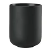 Zone Denmark Sensu tandenborstelbeker Ø7,4x9,5 cm, Black< Tandenborstelhouders
