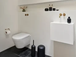 Zone Denmark Sensu toiletborstel Ø11,8x41 cm, Black< Toiletborstels