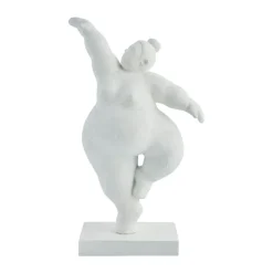 Lene Bjerre Serafina decoratie vrouw op teen 28,8 cm, White< Decoratieve Accessoires
