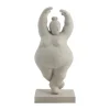 Lene Bjerre Serafina decoratie vrouw pirouette 28 cm, Grey< Decoratieve Accessoires