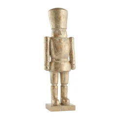 Lene Bjerre Serafina figurine notenkraker 32 cm, Antiek gouden kaars< Kerstdecoraties