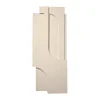 Kristina Dam Studio Serif Relief wanddecoratie L, Offwhite< Wanddecoraties