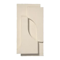 Kristina Dam Studio Serif Relief wanddecoratie S, Offwhite< Wanddecoraties