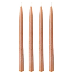 Bloomingville Shimmer kaarsen 4-pack, Bruin< Kaarsen