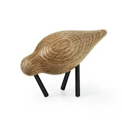 Normann Copenhagen Shorebird eiken-zwart, small< Houten Beelden