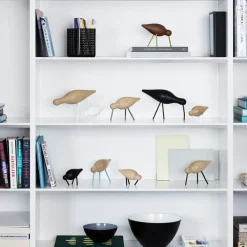 Normann Copenhagen Shorebird walnoot-messing, Middel< Houten Beelden