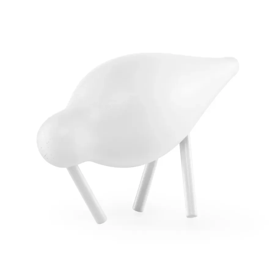 Normann Copenhagen Shorebird wit, klein< Houten Beelden